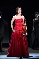 ミュージカル「のだめカンタービレ」公開ゲネプロより。仙名彩世演じる三木清良。