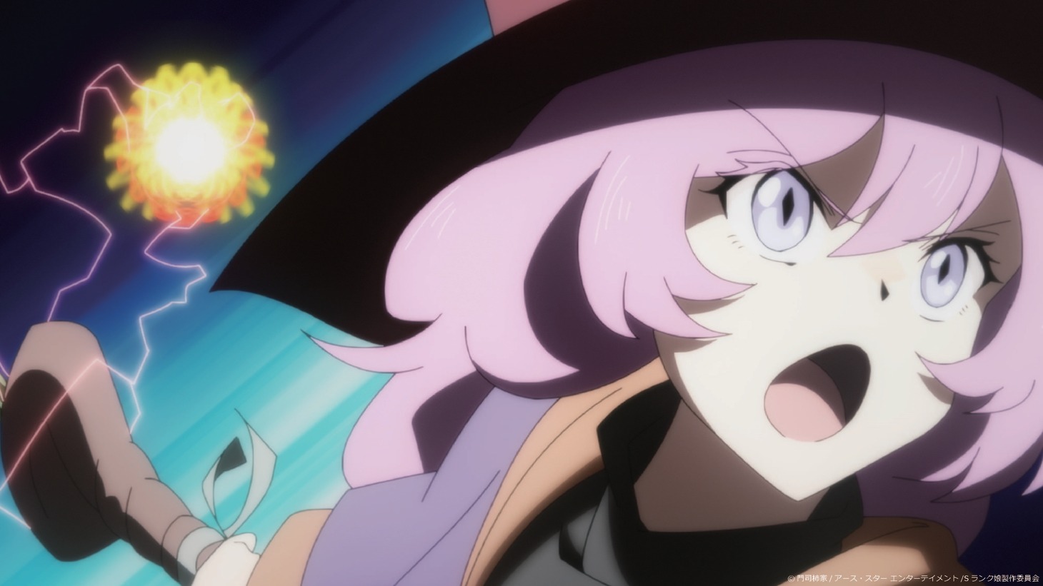 第1話「アンジェリンの憂鬱」より。 (c)門司柿家/アース・スター エンターテイメント/Sランク娘製作委員会