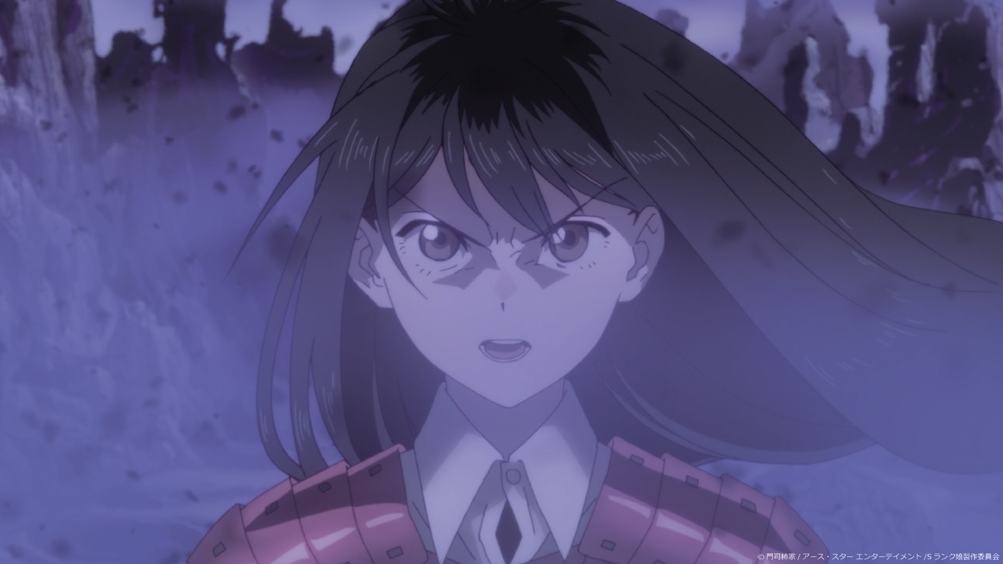 第1話「アンジェリンの憂鬱」より。 (c)門司柿家/アース・スター エンターテイメント/Sランク娘製作委員会