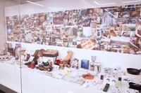 「よつばと！原画展」でお披露目されている、大量の作画資料。 (c)KIYOHIKO AZUMA/YOTSUBA STUDIO