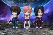 左から「Figuarts mini キラ・ヤマト」、「Figuarts mini ラクス・クライン」、「Figuarts mini アスラン・ザラ」。