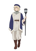 ファリン（CV：早見沙織）。兄のライオスとともに迷宮を探索する魔術師。マルシルとは違い、主に強化や回復、除霊といった役割を担う。ダンジョンの奥深くでレッドドラゴンと交戦中、ライオスをかばって食べられてしまう。(c)九井諒子・KADOKAWA刊／「ダンジョン飯」製作委員会