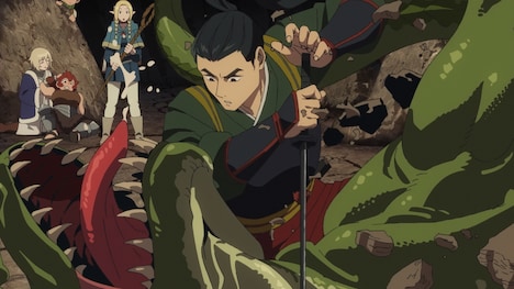 TVアニメ「ダンジョン飯」PV第1弾より。(c)九井諒子・KADOKAWA刊/「ダンジョン飯」製作委員会