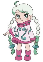 ミッカ。惑星ムシーカ生まれの少女。
のび太のリコーダーを気に入り仲よくなる。