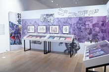 「北斗の拳 40周年大原画展 ～愛をとりもどせ!!～」の様子。(c)武論尊・原哲夫／コアミックス1983