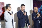 左から原哲夫、ケンドーコバヤシ、武論尊。