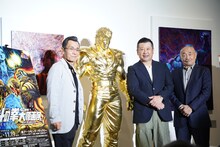 左から原哲夫、ケンドーコバヤシ、武論尊。