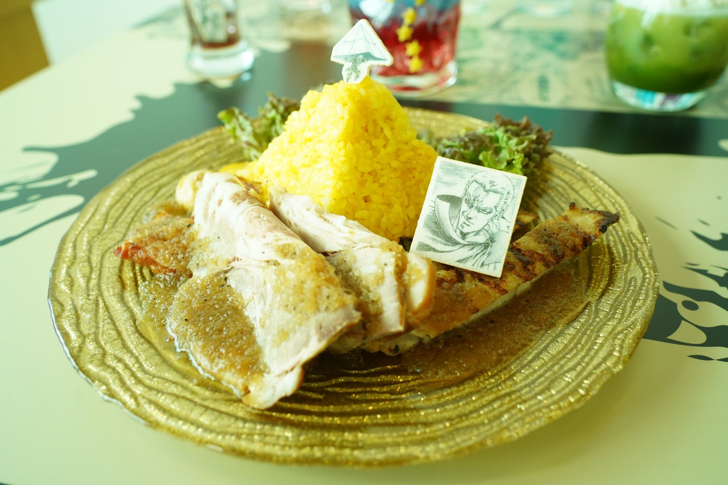 「シュウとサウザーの肉プレート」