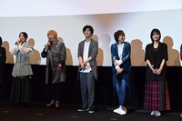 映画「デジモンアドベンチャー02 THE BEGINNING」完成披露舞台挨拶の様子。