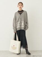 「目玉おやじ トートバッグ」使用イメージ