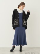 「ゲゲゲの鬼太郎ニットカーディガン」着用イメージ