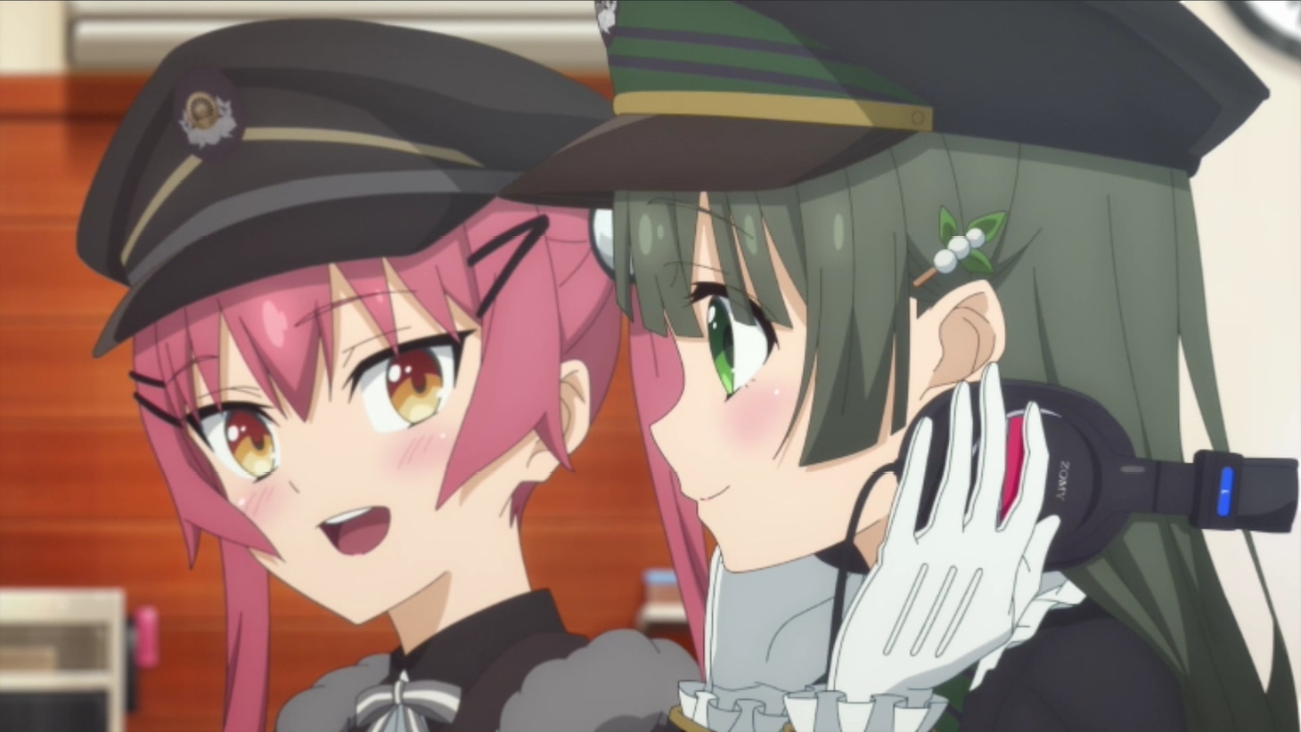 TVアニメ「レヱル・ロマネスク2」第1話の場面カット。