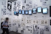 「手塚治虫 ブラック・ジャック展」の様子。