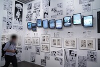 「手塚治虫 ブラック・ジャック展」の様子。