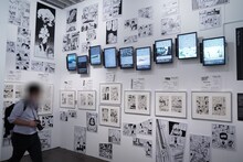 「手塚治虫 ブラック・ジャック展」の様子。
