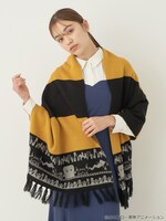 「ゲゲゲの鬼太郎ニットストール」使用イメージ