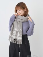 「ゲゲゲの鬼太郎ニットストール」使用イメージ