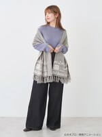 「ゲゲゲの鬼太郎ニットストール」使用イメージ