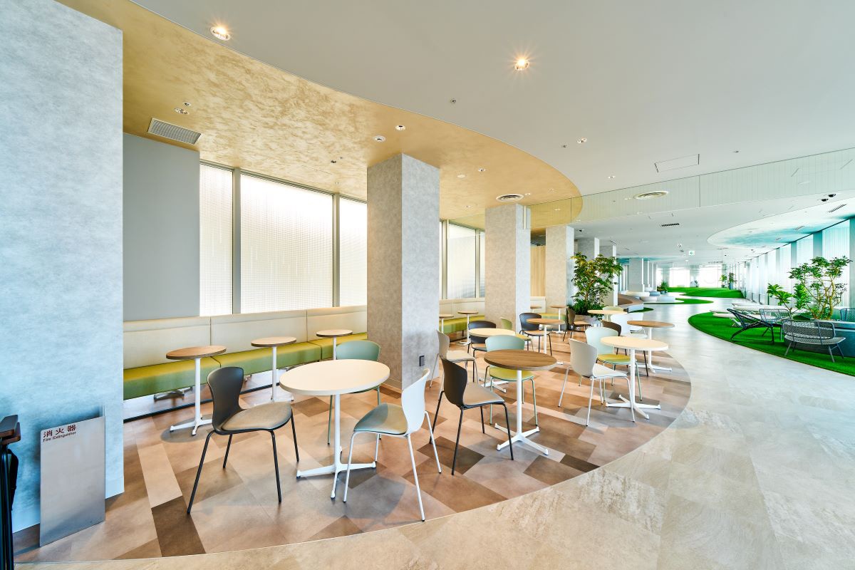 てんぼうパークCAFEの様子。