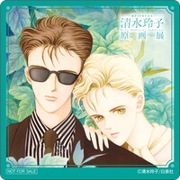 コラボメニューの注文特典としてプレゼントされるコースターのサンプル。