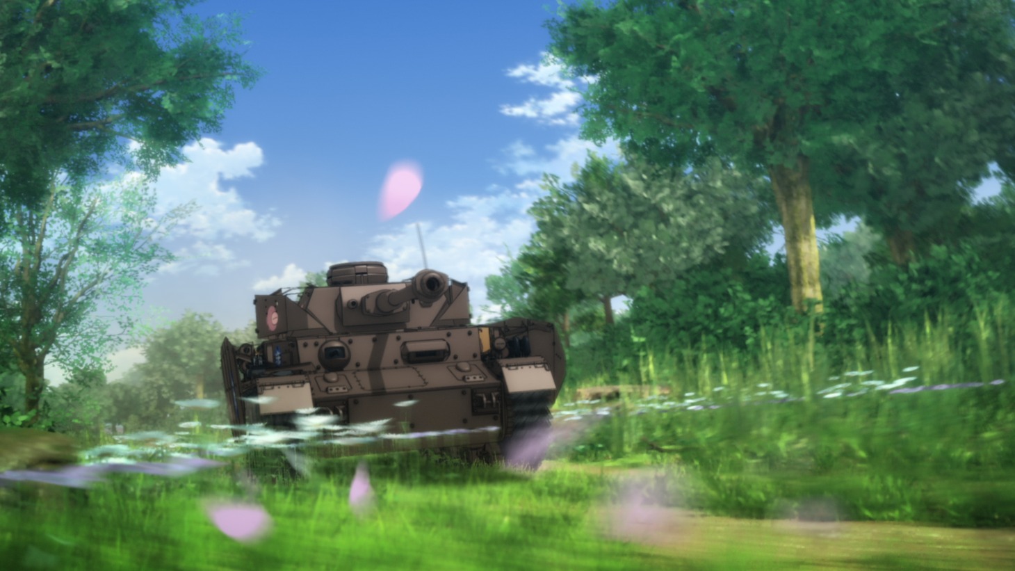 アニメ「ガールズ＆パンツァー 最終章」第4話 本編冒頭映像より。
