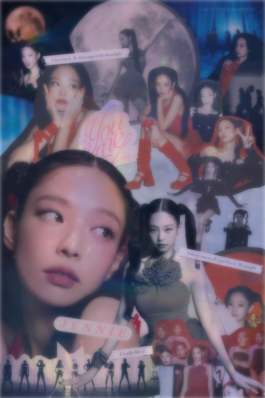 「You & Me」コラージュポスター