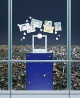 「空の上の記念撮影」イメージ