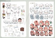 「SPY×FAMILY ANIMATION ART BOOK」のサンプルページ。