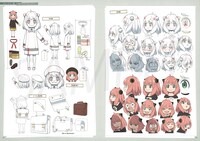 「SPY×FAMILY ANIMATION ART BOOK」のサンプルページ。