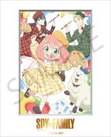 WIT×CLW アニメ SPY×FAMILY SHOP有償特典「描き下ろしビジュアルブロマイドフレームセット お絵描き ver.」