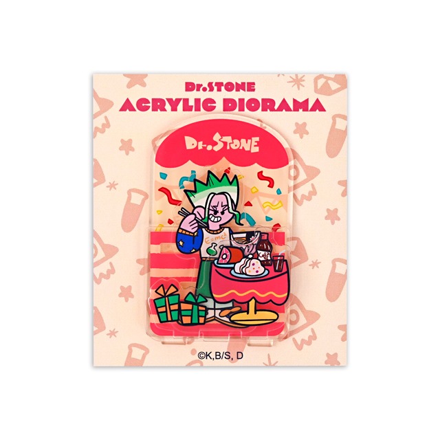 「アクリルジオラマ（石神千空）」