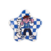 「星型缶バッジ（クロム）」