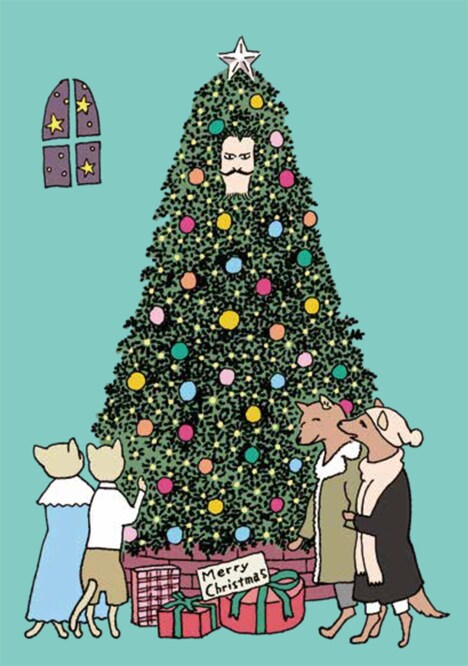 「北極百貨店のコンシェルジュさん」特装版に付属するクリスマスカード。