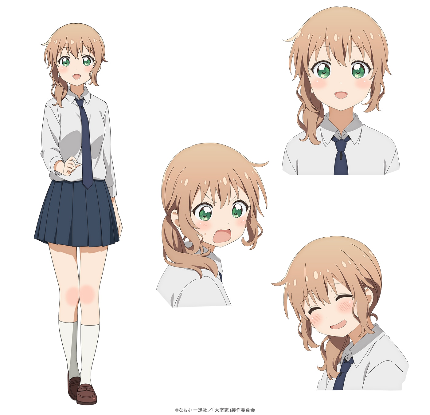 園川めぐみ（CV：上坂すみれ）。撫子の友達で、仲良し4人組の1人。4人の中ではいじられキャラで明るい性格。ケーキ屋でアルバイトをしている。(c)なもり・一迅社／「大室家」製作委員会