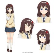 八重野美穂(CV:悠木碧)。撫子の友達で、仲良し4人組の1人。ボブヘアにいつもカチューシャをつけている。可愛らしい見た目に対して意外とドS。観察眼も鋭い。(c)なもり・一迅社/「大室家」製作委員会