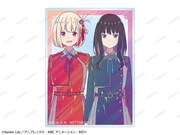 タワーレコード オンラインで「トレーディング Ani-Art clear lebel アクリルカード」を1BOX購入するともらえる「錦木千束＆井ノ上たきな  Ani-Art clear lebel アクリルカード イベント限定特典」。