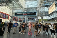 「ニューヨーク・コミコン」の様子。