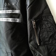 「FxxK YOU,WORLD MA-1 [black]」