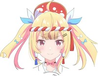 祭屋光（CV：Machico）
ライブオンの3期生。全国のあらゆる祭りに出没するお祭り女。異なる地域の2つのお祭り会場に全く同じタイミングで出没した説がある。