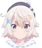 彩ましろ（CV：水野朔）
ライブオンの3期生。絵を描くことを生きがいにしているイラストレーター。少々毒舌気味ではあるが、実はかなりのお人好しの優しい少女。