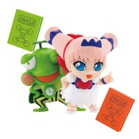 ビョンコとパティ、ボックス版に付属する魔本のフィギュア。