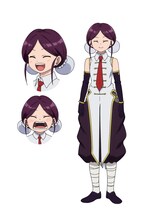 ムイ（CV：石川由依）。シェンの直属の部下。シェンが任務先でやらかすトラブルやズボラな私生活をすべてカバーしている。 (c)戸塚慶文／集英社・アンデッドアンラック製作委員会