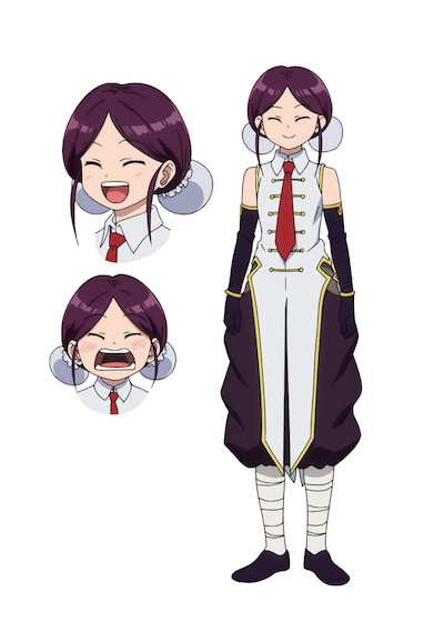 ムイ（CV：石川由依）。シェンの直属の部下。シェンが任務先でやらかすトラブルやズボラな私生活をすべてカバーしている。 (c)戸塚慶文／集英社・アンデッドアンラック製作委員会