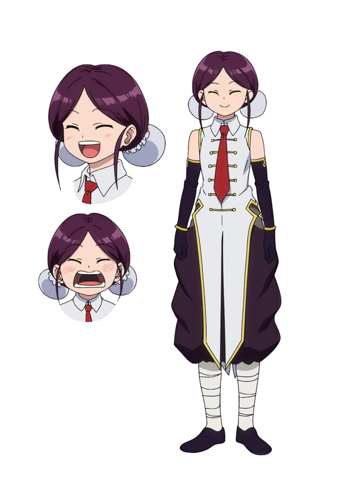 ムイ（CV：石川由依）。シェンの直属の部下。シェンが任務先でやらかすトラブルやズボラな私生活をすべてカバーしている。 (c)戸塚慶文／集英社・アンデッドアンラック製作委員会