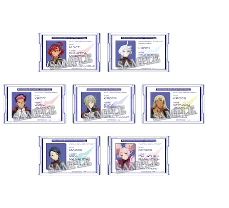 購入特典に用意された「学生証風イラストシート」。