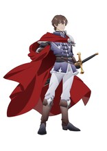 オスカー（CV：中島ヨシキ）
大国ファルサスの次期王位継承者。自らにかけられた呪いを解くため、「青き月の魔女」のもとを訪ね、そこで出会ったティナーシャに対して結婚を申し込む。王太子としての務めには勤勉に取り組み、臣下たちからの信頼も厚い。剣術についても城下で右に出る者はなく、魔法を無効化する伝説の王剣・アカーシアを使いこなす。