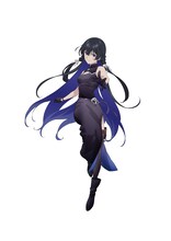 ティナーシャ（CV：種崎敦美）。大陸でもっとも強大な力を持つとされる、別名「青き月の魔女」。荒野の塔の最上階に棲み、数々の試練を乗り越えてそこに到達した者の願いを叶えると言われている。外見は16歳くらいの少女だが、自らの身体の成長を止め、数百年の時を生きている。オスカーの望みに応え、呪いを解くべくオスカーのもとで暮らし始める。 (c)2022 古宮九時/KADOKAWA/Project Unnamed Memory