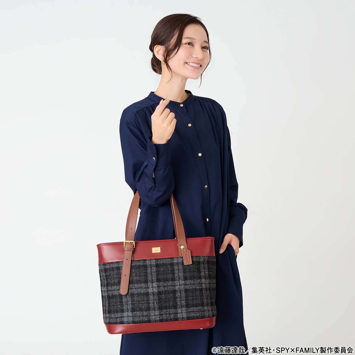 SPY×FAMILYツイードトートバック　ヨルモデル SPY×FAMILY ツイードトートバッグ ヨル モデル」 - 「SPY×FAMILY