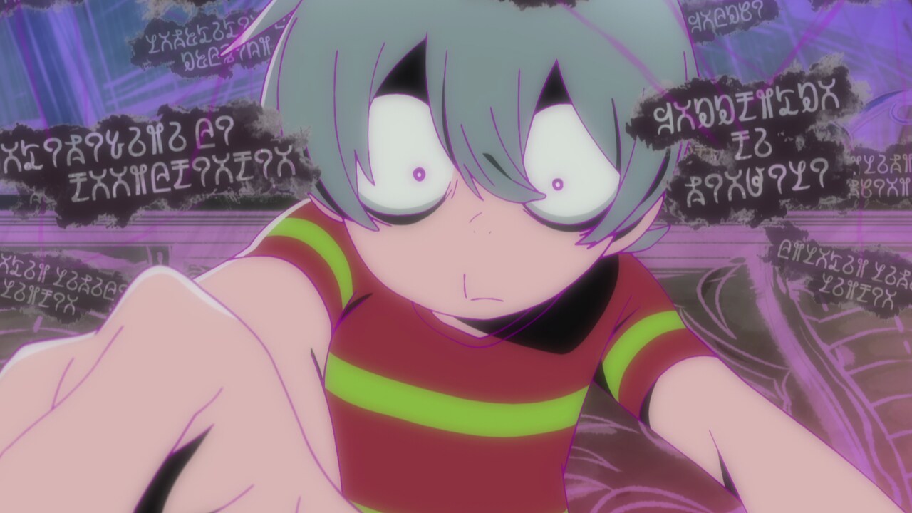 「悪魔くん」魔法陣を描く悪魔くんやメフィスト3世との戦闘シーン収めた場面カット