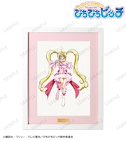 キャラファイングラフ。キャラファイングラフは、高品位美術印刷技術により美しい発色でより高い品質で再現されたイラストのことで、商品は額縁入りとなっている。イラストは3種類。